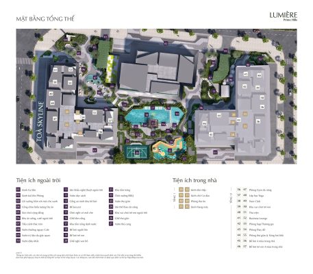 Mặt bằng dự án Lumière Prime Hills